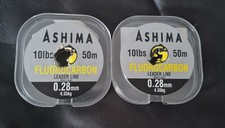 2 ASHIMA 10LB FLUOROCARBON 50M LEADER