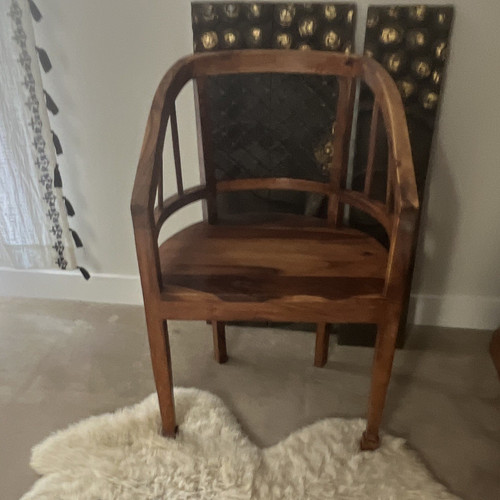 Wood armchair occasional chair - wood,