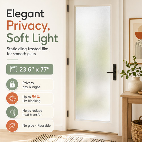 Frosted privacy window - frosted,