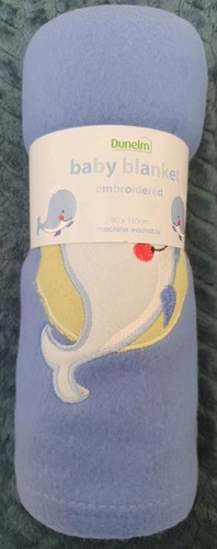 Dunelm mill whale - motif, fleece
