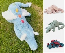 30/50CM 2025 NEW Blue Sky/Pink Dragon Huge Plush Fantasy Toy Ultra Soft & Cuddly