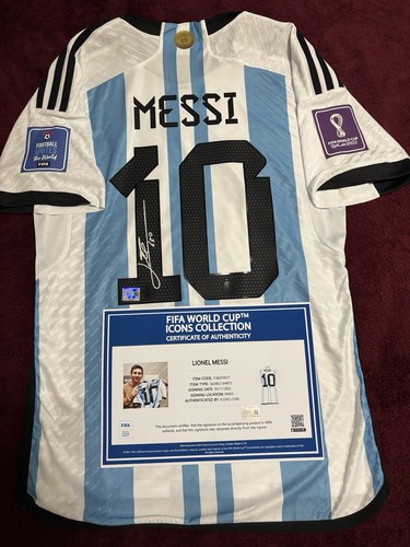 Lionel messi signed fifa - messi,