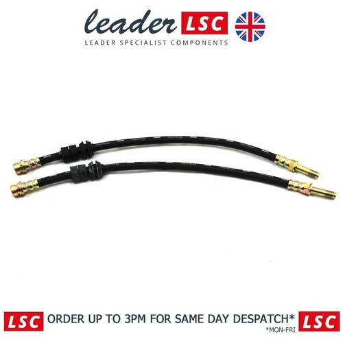 Front brake pipes hoses - 2x,