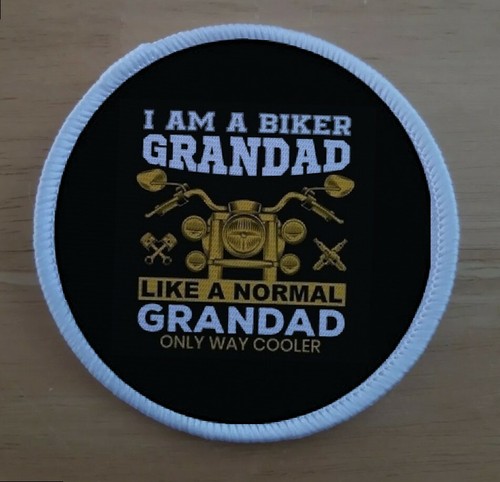 Biker grandad motorcycle - biker,