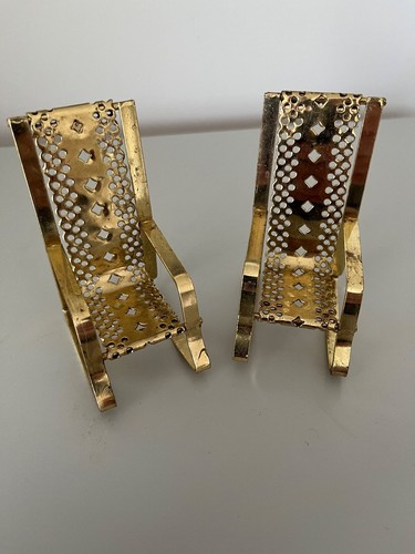 Vintage brass rocking - 2,