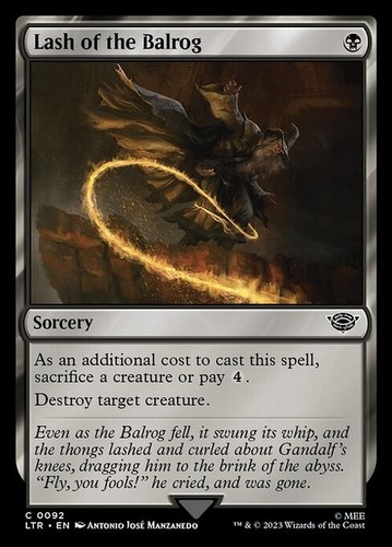 Lash the balrog - lash,