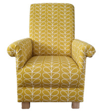 Orla Kiely Mustard Chair