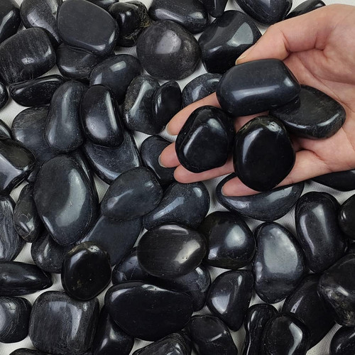 Lbs black pebbles - 4,