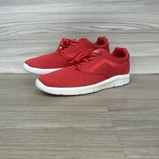 Vans ISO 1.5 Trainers Size 8.5 Red Pumps Shoes Gym White New Ultra Cush