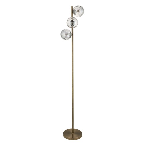 Antique brass floor lamp - antique,