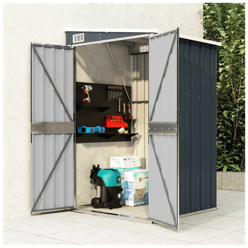 Wall mounted garden shed - wall-mounted,
