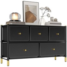 HOMCOM Fabric Chest Drawers  , Refurbished