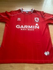 RARE VINTAGE RETRO Middlesbrough Home Shirt  Garmin 2007/08 season SIZE LARGE
