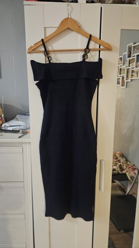 River island black ribbed - river,