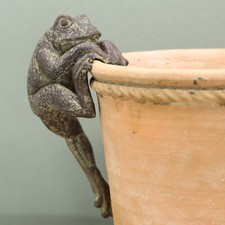 Resin Frog Plant Pot Hanger