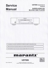 Service manual for Marantz