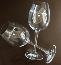 DOM PERIGNON  CHAMPAGNE RASTAL  XL BALLOON GLASSES 24 CMS  X 2 BRAND NEW