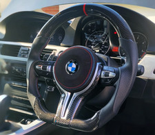 Bmw carbon fibre flat bottom - carbon,