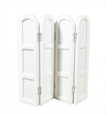 Dolls house white - house, fold