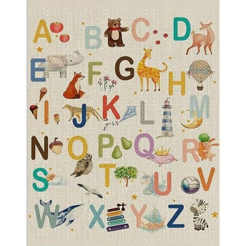 Animal alphabet printed - animal,