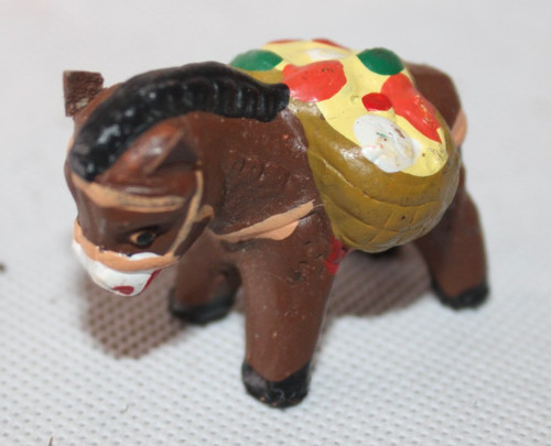 Vintage spanish ceramic donkey - vintage,