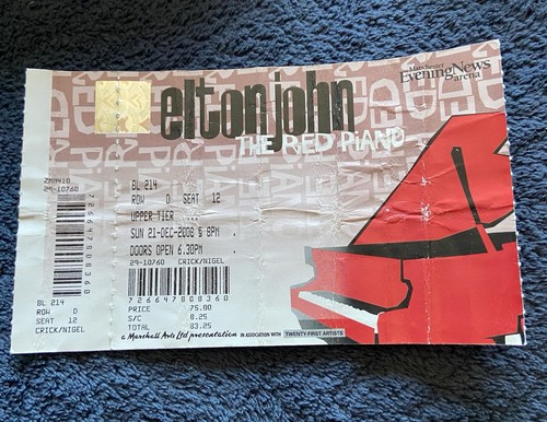 Elton john ticket - john, from