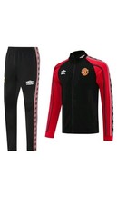 Umbro Retro Manchester United  Jacket & Pants Track Suit New- large 
