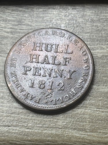 Hull halfpenny token 1812 - token,,
