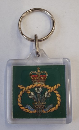 Acrylic military key ring - acrylic,