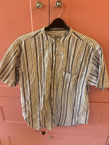 Vintage denim striped - denim,