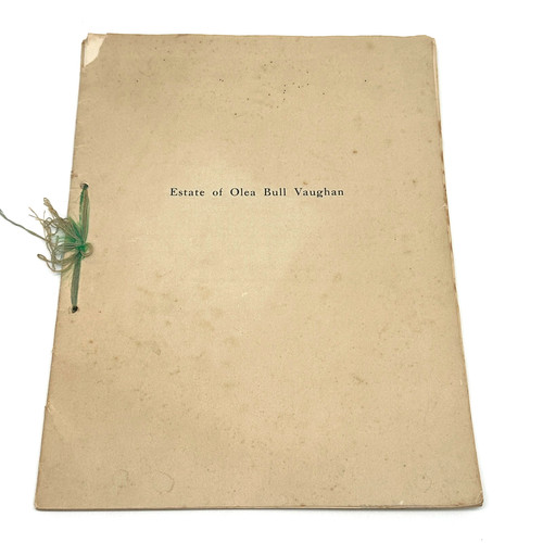 1913 estate olea bull - estate, of
