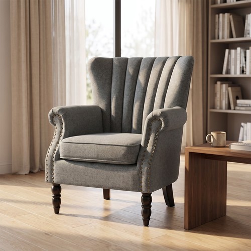 Curved scallop back lounge - scallop,