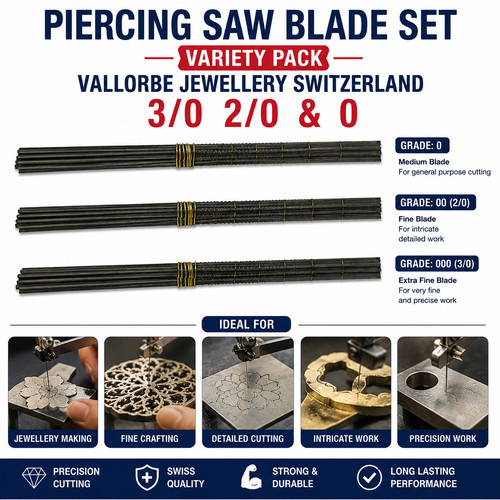 Piercing saw blade set - saw, variety