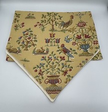 Vintage Tapestry Style Table Runner Jacobean Floral Birds Country House Decor