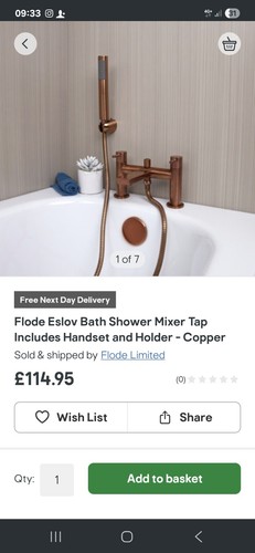 Flode evolve single bath - b&q,