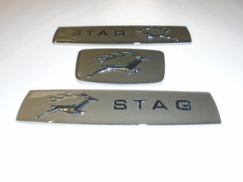 Triumph stag badges set - stag,