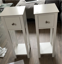 Tall Bedside Table Shabby Chic