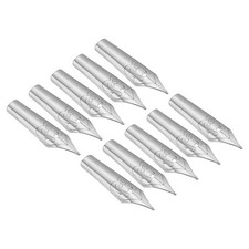 10pcs 0.5-0.7mm Fountain Pen Nib Replacement 304 Stainless Steel for Writing
