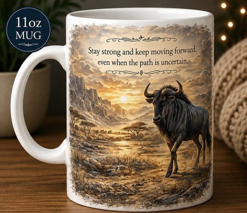 Wildebeest inspirational quote - inspirational,