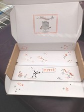 Hermes Empty Shipping Box Bienvenue By Hermes Merci!Lg 42.5 x 25 x9cm. No Damage