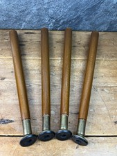 4 Vintage Solid Teak Dansette