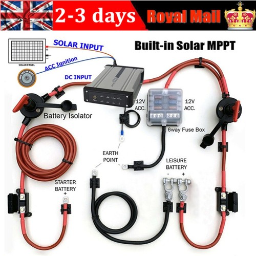 Split charge kit 12v - split,
