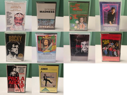 Retro music cassettes tapes - music,
