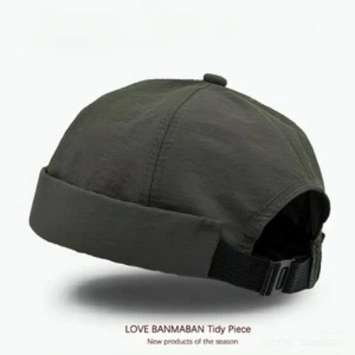 Unisex brimless docker cap - brimless,