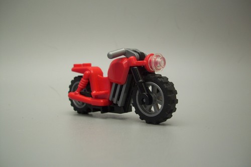 Genuine lego red motorcycle - genuine,