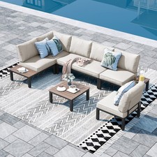 Garden Furniture Outdoor Furniture Corner Sofa Lounge Set In/Outdoor Extra Wide