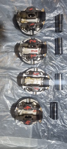 Wiseco honda b16a piston set - wiseco,