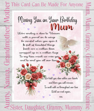 Memorial Grave Card Heavenly