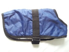 Fleece Lined Dog Coat in Blue