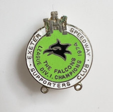 1975 Exeter Speedway Enamel